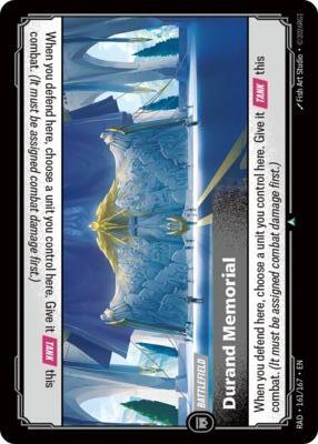 Durand Memorial (Uncommon) [RAD-161-U]
