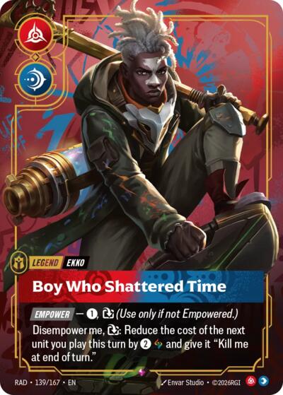 Ekko, Boy Who Shattered Time (Rare) [RAD-139-R]