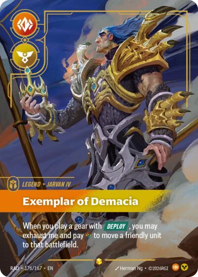 Jarvan IV, Exemplar of Demacia (Showcase) [RAD-176-S]