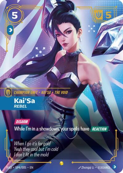 Kai'Sa, Rebel (Showcase) [RAD-SP4-S]