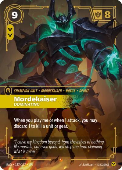 Mordekaiser, Dominating (Epic) [RAD-137-E]