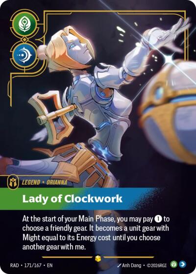 Orianna, Lady of Clockwork (Showcase) [RAD-171-S]