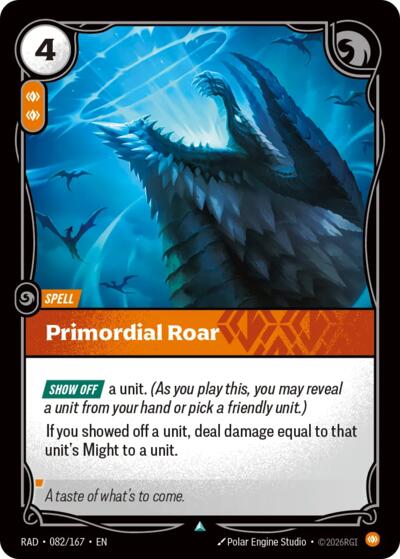 Primordial Roar (Uncommon) [RAD-082-U]