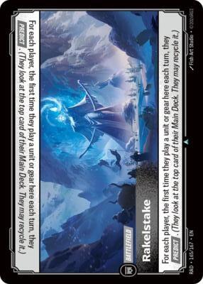 Rakelstake (Uncommon) [RAD-165-U]