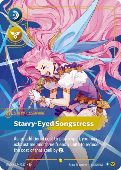 Seraphine, Starry-Eyed Songstress (Showcase) [RAD-174-S]