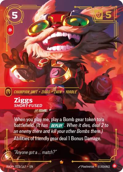 Ziggs, Short-Fused (Epic) [RAD-023-E]