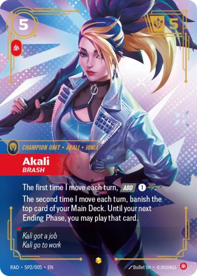 Akali, Brash (Showcase) [RAD-SP2-S]