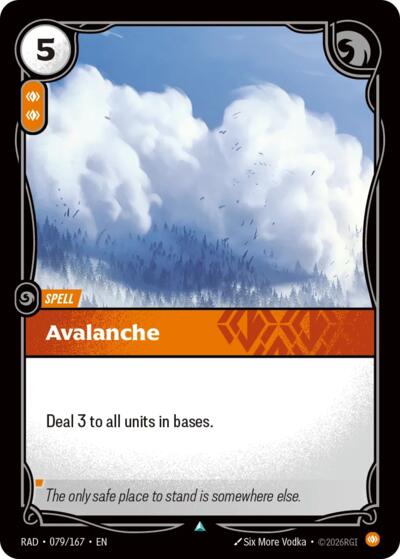 Avalanche (Uncommon) [RAD-079-U]