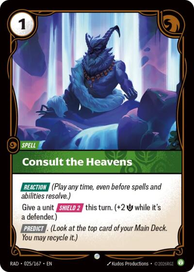 Consult the Heavens (Common) [RAD-025-C]