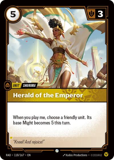 Herald of the Emperor (Common) [RAD-118-C]