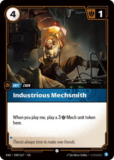 Industrious Mechsmith (Common) [RAD-049-C]