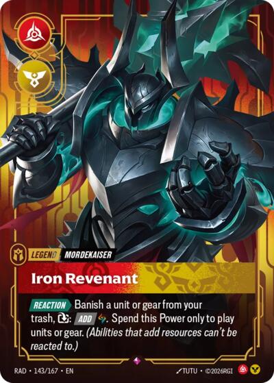 Mordekaiser, Iron Revenant (Rare) [RAD-143-R]