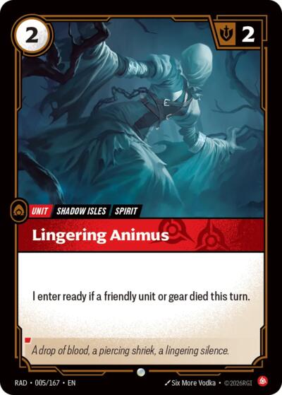 Lingering Animus (Common) [RAD-005-C]