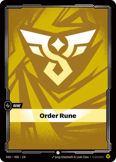 Order Rune (Common) [RAD-R06-C]