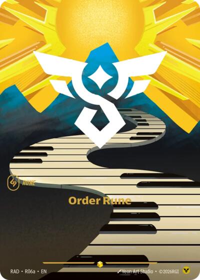 Order Rune (Showcase) [RAD-R06a-S]