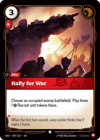 Rally for War (Common) [RAD-007-C]