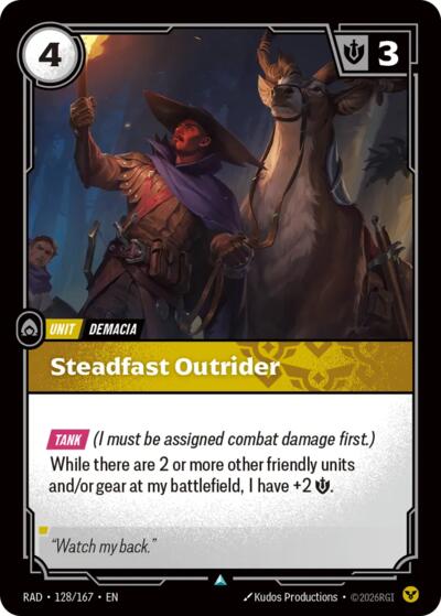 Steadfast Outrider (Uncommon) [RAD-128-U]