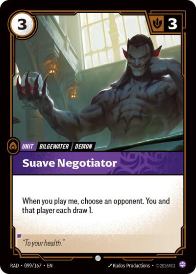 Suave Negotiator (Common) [RAD-099-C]