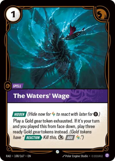 The Waters' Wage (Common) [RAD-100-C]