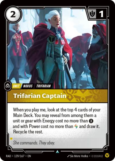 Trifarian Captain (Uncommon) [RAD-129-U]