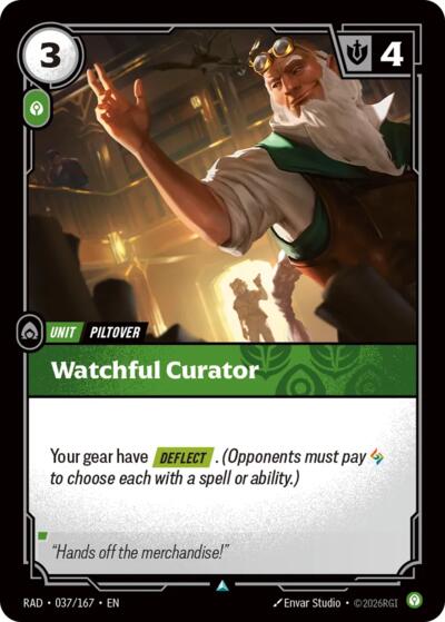 Watchful Curator (Uncommon) [RAD-037-U]
