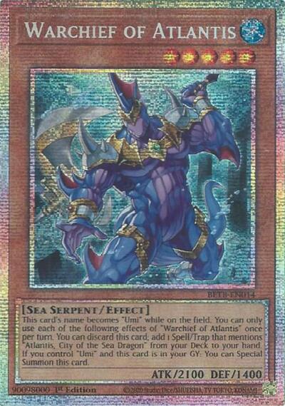 Warchief of Atlantis (Starlight Rare) [BETB-EN014-StR]