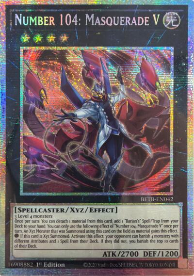 Number 104: Masquerade V (Starlight Rare) [BETB-EN042-StR]