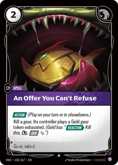 An Offer You Can't Refuse (Uncommon) [RAD-101-U]