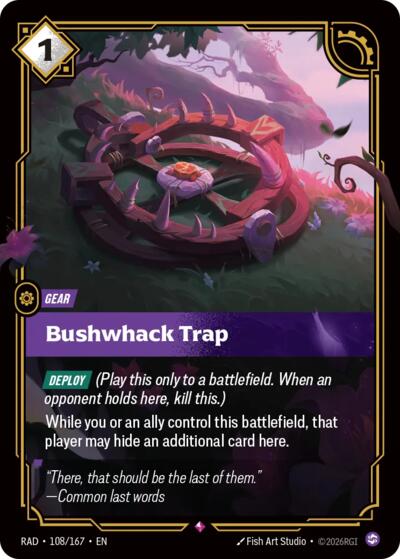 Bushwhack Trap (Rare) [RAD-108-R]