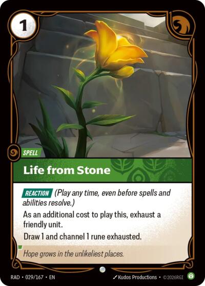 Life from Stone (Common) [RAD-029-C]