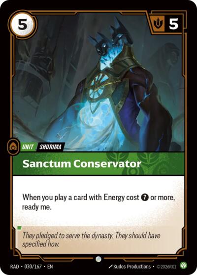 Sanctum Conservator (Common) [RAD-030-C]