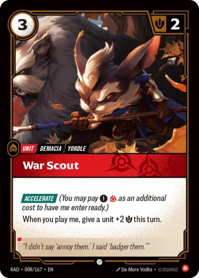 War Scout (Common) [RAD-008-C]