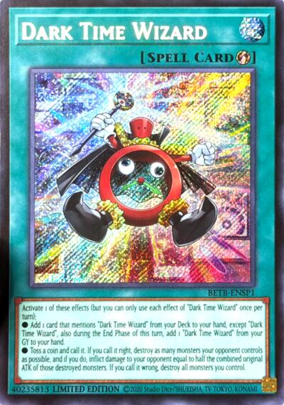 Dark Time Wizard (Secret Rare) [BETB-ENSP1-SeR]