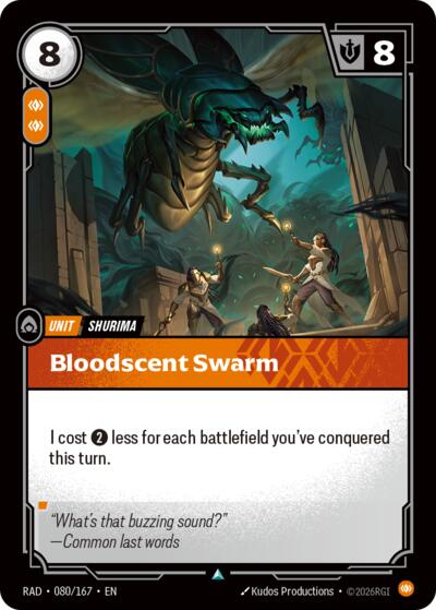 Bloodscent Swarm (Uncommon) [RAD-080-U]
