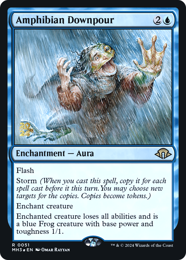 Amphibian Downpour - Prerelease Promo [PMH3-51s]