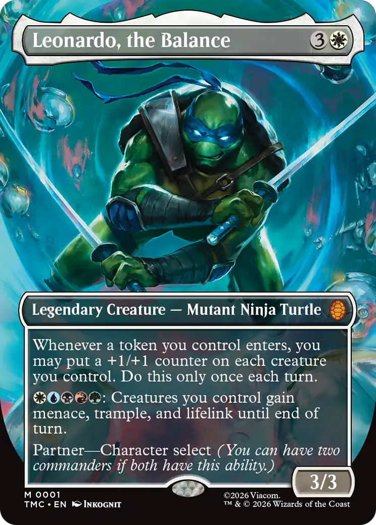 Leonardo, the Balance - Borderless - Full Art [TMC-1]