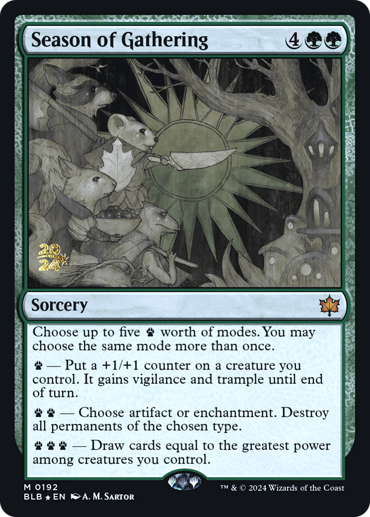 Season of Gathering - Prerelease Promo [PBLB-192s]