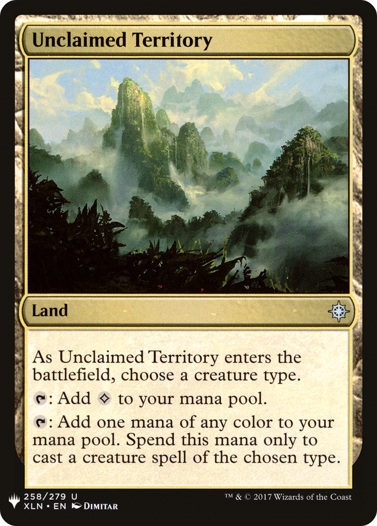 Unclaimed Territory [PLST-XLN-258]
