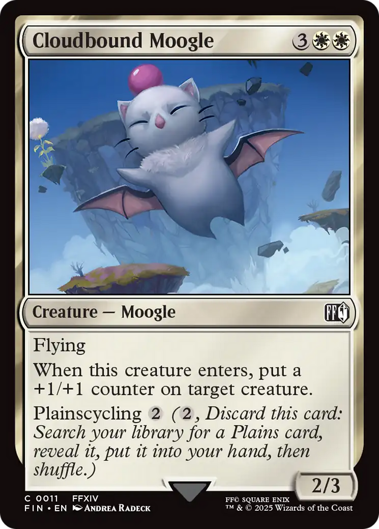 Cloudbound Moogle [FIN-11]