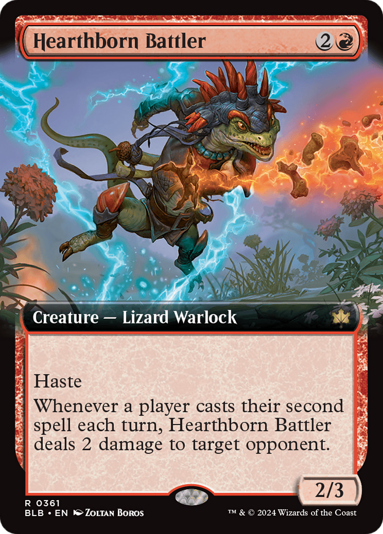 Hearthborn Battler - Extended Art [BLB-361]