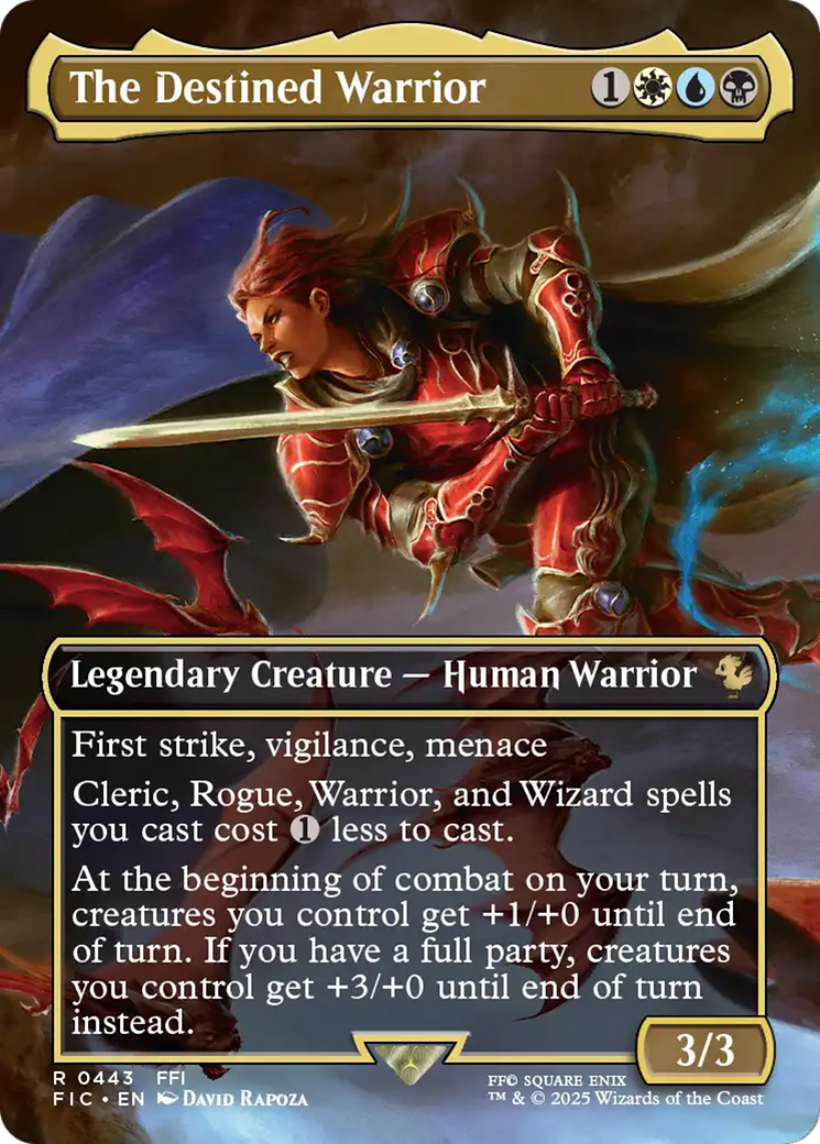 The Destined Warrior - Borderless - Full Art [FIC-443]