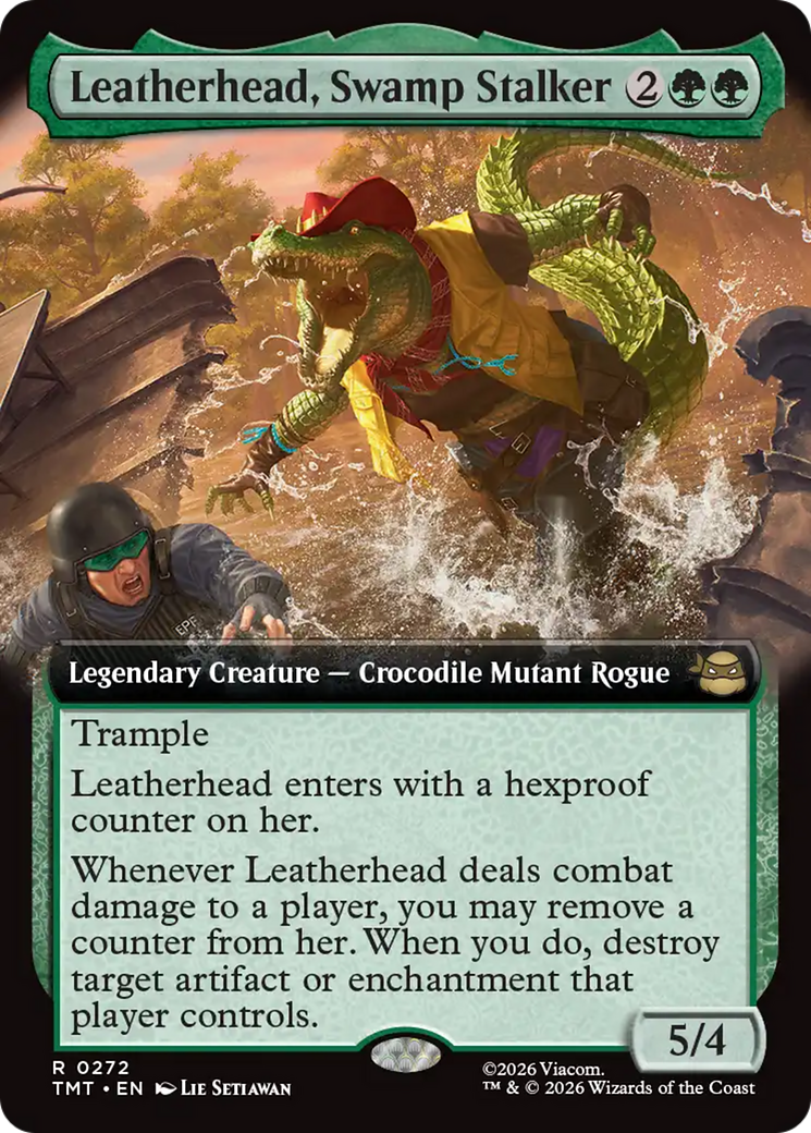 Leatherhead, Swamp Stalker - Extended Art [TMT-272]
