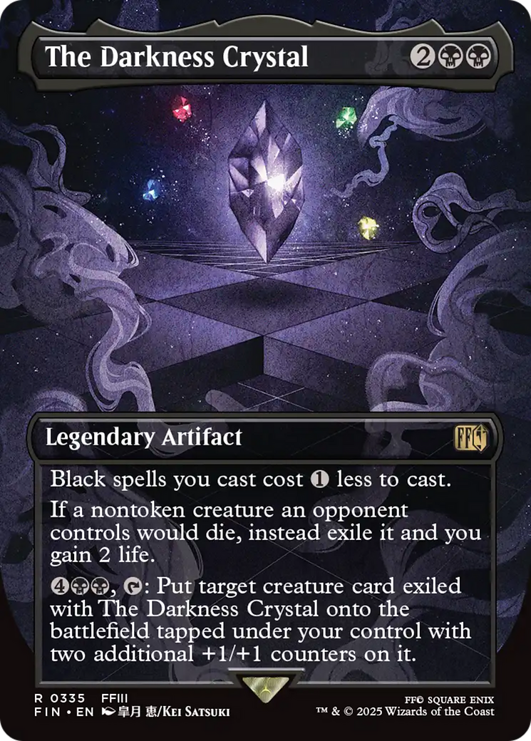 The Darkness Crystal - Borderless - Full Art [FIN-335]