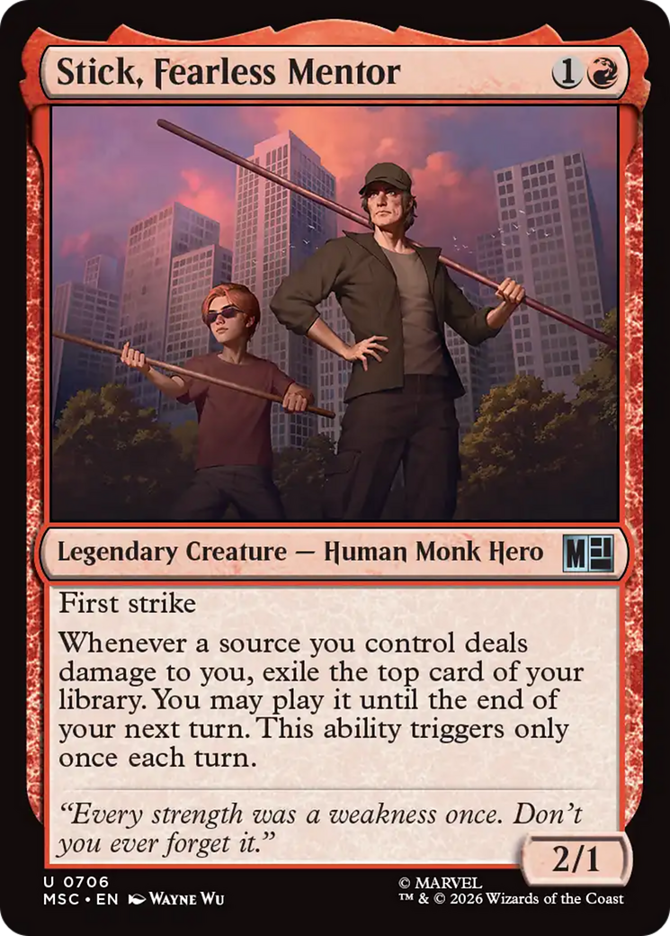 Stick, Fearless Mentor [MSC-706]