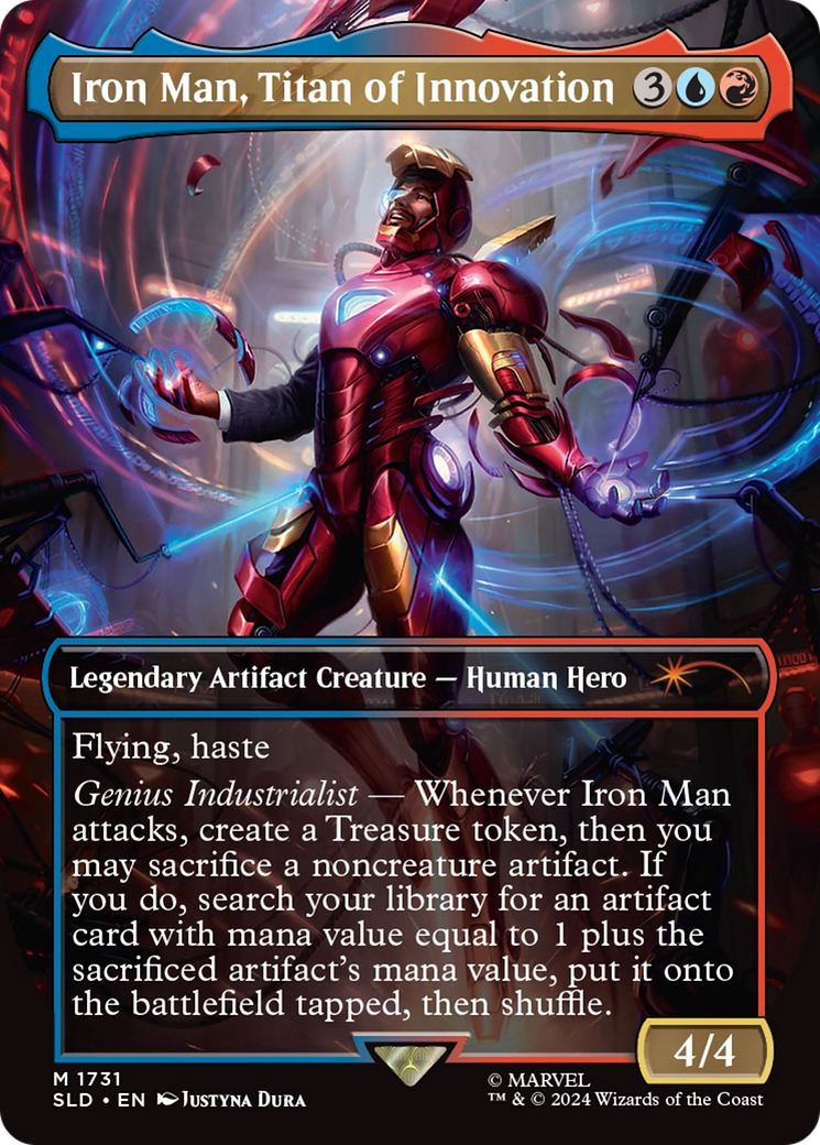 Iron Man, Titan of Innovation - Borderless - Full Art [SLD-1731]