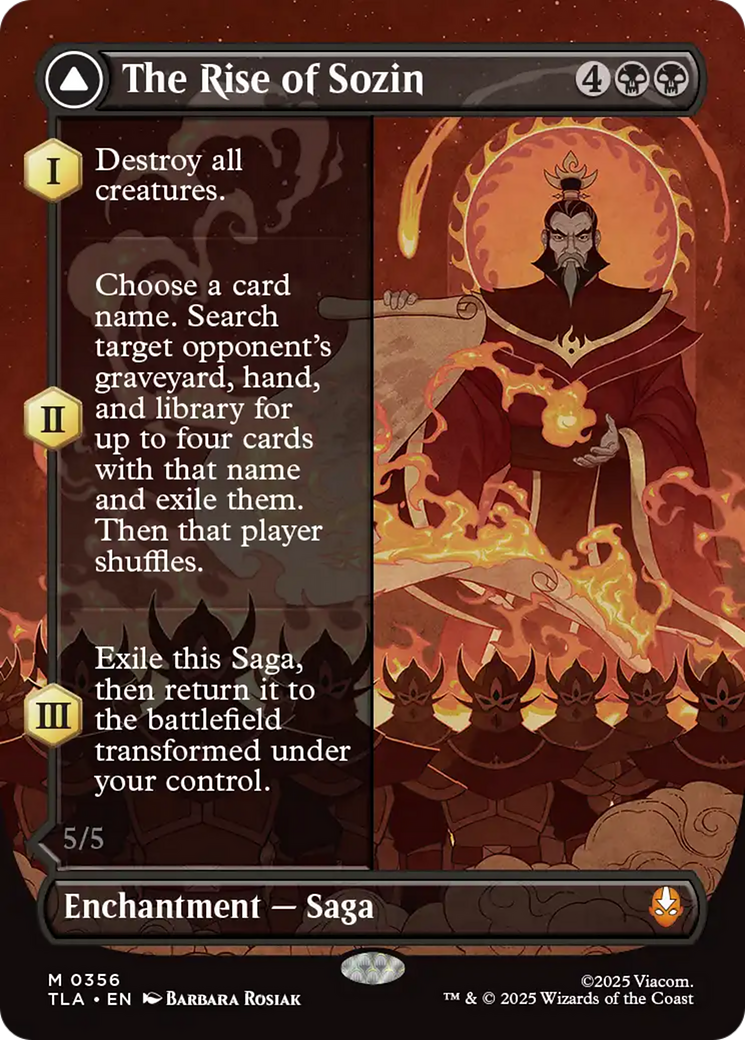 The Rise of Sozin // Fire Lord Sozin - Full Art [TLA-356]