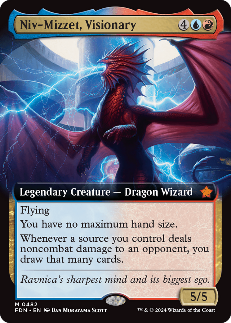Niv-Mizzet, Visionary - Extended Art [FDN-482]