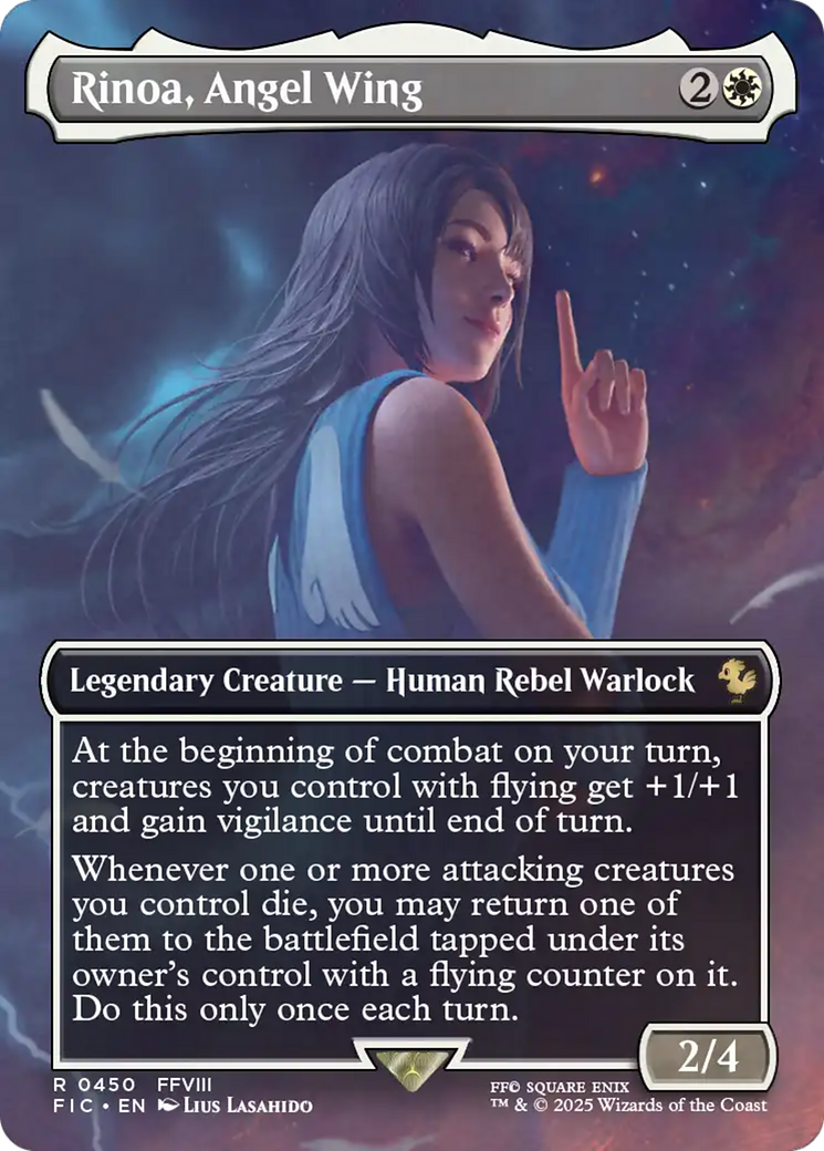 Rinoa, Angel Wing - Borderless - Full Art [FIC-450]