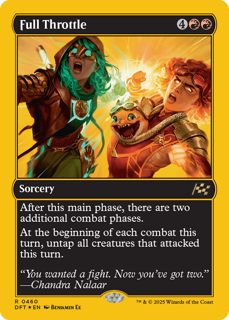 Full Throttle - First Place Foil [DFT-460]