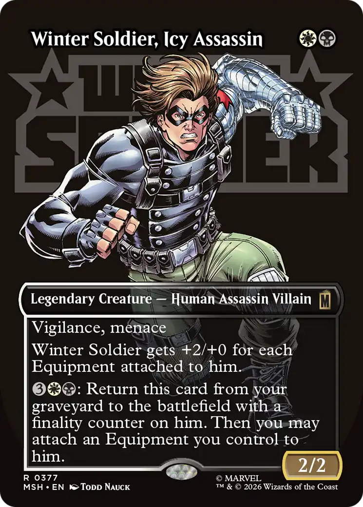 Winter Soldier, Icy Assassin - Borderless [MSH-377]